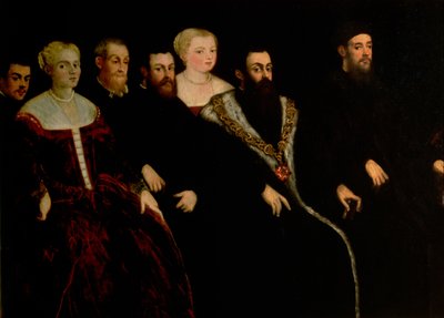 Seven members of the Soranzo Family by Jacopo Robusti Tintoretto